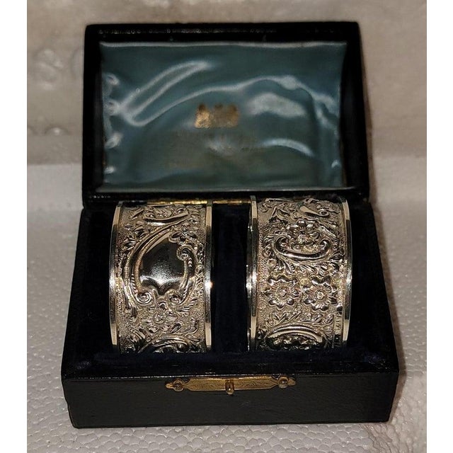 Pair of Antique Gaydon & Sons Fine Sterling Napkin Holders. As per searching online. We acquired the following...