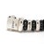 Lagos Caviar .28ctw Diamond & Black Ceramic Bead Bracelet, Sterling Silver For Sale - Image 4 of 8