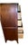 Huntley Furniture Co. 1920s Huntley 5 Drawer Tall Boy Dresser Mahogany For Sale - Image 4 of 15