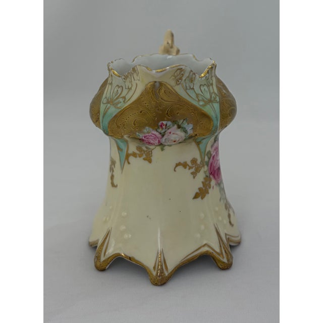 Antique r.s. Prussia Porcelain Tea Set – Roses, Turquoise Jewels & Heavy Gilt For Sale - Image 16 of 17