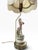 Late 20th Century Vintage Rococo-Style Porcelain Figural Table Lamp With Fringe Shade For Sale - Image 5 of 6
