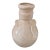 Large Ivory Crackle Glaze Ceramic Floor Vase For Sale