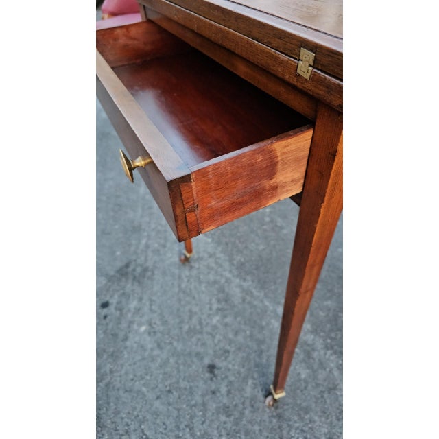 French 19th Century Envelope Game Table For Sale - Image 10 of 11