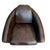 Coffee Restoration Hardware Leather Rocket Club Chair Aviator Collection For Sale - Image 8 of 10