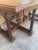 Antique Spanish Carved Church Table or Altar with Wood Stretchers For Sale - Image 12 of 14