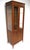 Mid-Century Modern Mid Century Tall Walnut Curio Display Cabinet in the Style of Danish Modern For Sale - Image 3 of 18
