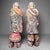 Large Polychrome Wooden Temple Figures on Lotus Bases, Korea, 19th Century, Set of 2 For Sale - Image 5 of 18
