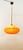 Black Orange Polycarbonate Pendant Lamp For Sale - Image 8 of 9