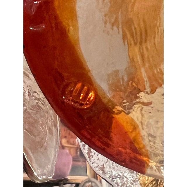 Small Amber and White Murano Glass Shells Pendant Light by La Murrina For Sale - Image 13 of 13