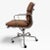 Mid-Century Modern Eames for Herman Miller Aluminum Group Soft Pad Management Chair - Brown Leather For Sale - Image 3 of 10
