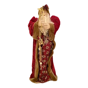 Vintage Standing Santa Claus Holiday Christmas 48"h