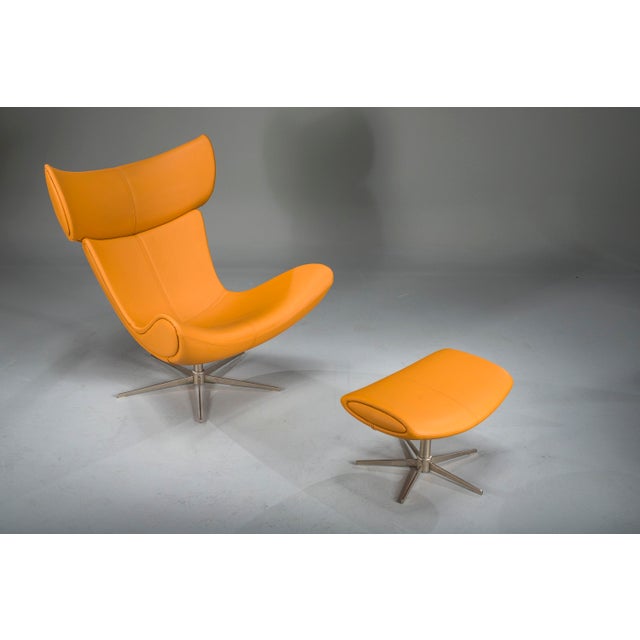 Set of Imola Lounge Chair and Ottoman attributed to Henrik Pedersen for BoConcept, 2000s For Sale - Image 14 of 18