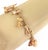 Late 20th Century Vintage 18k & 14k Yellow Gold 12 Travel Theme Charms Chain Bracelet For Sale - Image 5 of 10