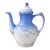 Vintage Denmark Bing and Grøndahl Blue and White Seagull Coffeepot For Sale