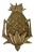 Antiqued Brass Pineapple Door Knocker - 5-1/2" For Sale