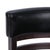 Black Amisco Link Swivel Leather Barstools, Set of 6 For Sale - Image 8 of 11