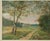 1950s Dutch Impressionist Landscape Oil Painting, Country Path & Farmhouse, by Jacobus Doeser, Early 20th Century For Sale - Image 5 of 18