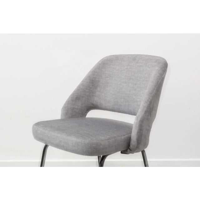 Set of Chairs in Metal and Fabric, 1970s For Sale - Image 9 of 11