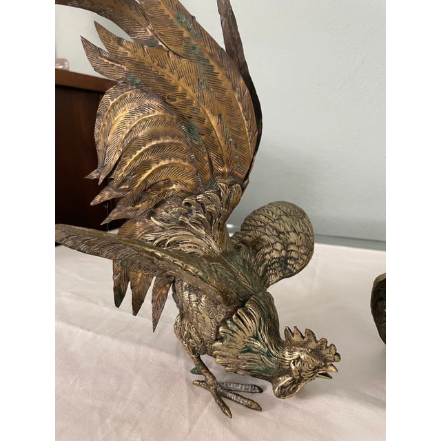 Mid 20th Century Decorative Roosters - a Pair For Sale - Image 11 of 13