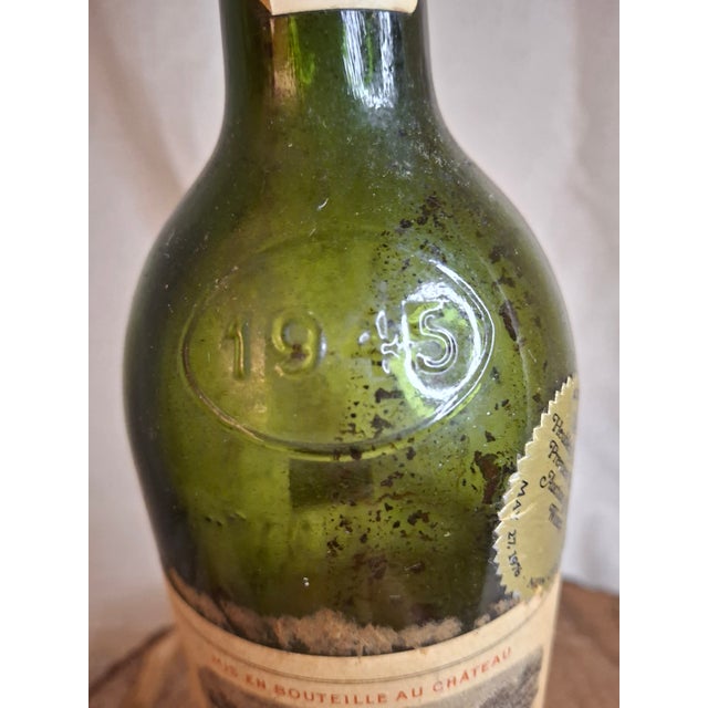 Vintage Empty 1945 Château Lafite-Rothschild Wine Bottle - 1976 Heublein Auction Provenance For Sale - Image 18 of 18