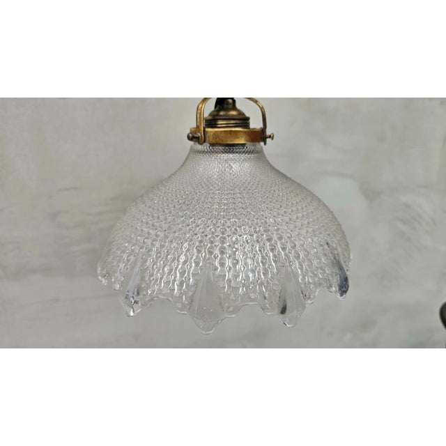 1920s Pre-War Brass Ceiling Lamp, 1920s For Sale - Image 5 of 8