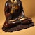 Late 20th Century Gilt Bronze Figure of a Seated Guanyin Bodhisattva For Sale - Image 9 of 10