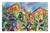 American Abstract Mountain Range Landscape, Watercolor, American Impressionist by Virginia J Hughins For Sale - Image 3 of 3