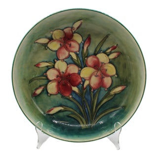 Circa 1935 Deep Centerpiece Bowl by Moorcroft, England For Sale
