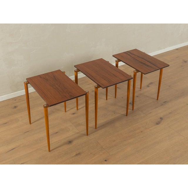 Vintage Nesting Tables from Opal Möbelk, 1960s, Set of 3 For Sale - Image 10 of 10