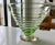 Green 1940s Watermelon Glass Ribbed Fruit Bowl For Sale - Image 8 of 11
