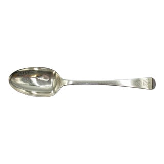 1749 George II London Sterling Silver Tablespoon, Old English Pattern For Sale