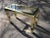 Brass Mid-Century Modern Brass and Glass Console Table For Sale - Image 8 of 12