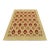 Suzani Rug 6’7” X 7’9” Beige Wool Hand-Knotted Oriental Carpet For Sale
