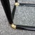 Art Deco Black Lacquered Etagere With Gold Accents and Glass Shelves - A Pair For Sale - Image 11 of 12
