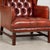 Pair of 20th Century Danish Oxblood Leather Chesterfield Wingback Club Chairs For Sale - Image 15 of 18
