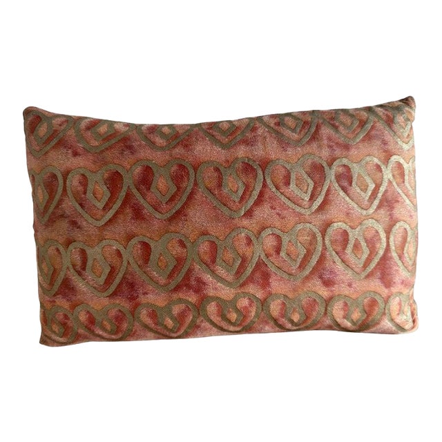 Fortuny Textile Lumbar Pillow For Sale
