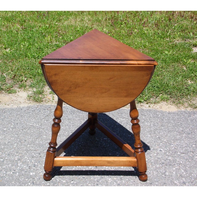 Mid Century O'Hearn Solid Sugar Maple Cloverleaf Triangle ...