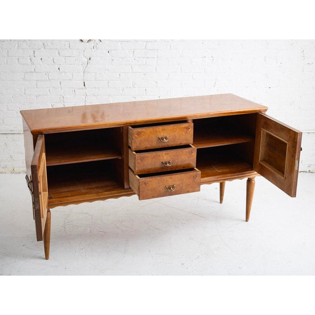 Mid-Century Modern Mid-Century Italian Sideboard in the Style of Pier Luigi Colli For Sale - Image 3 of 16