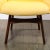 Mid Century Walnut Back Chair in Yellow Loro Piana Cashmere by Adrian Pearsall For Sale In New York - Image 6 of 13