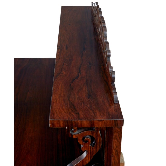 Antique Regency Sideboard in Palisander, 1820 For Sale - Image 9 of 10