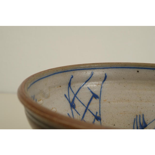 Scandinavian Studio Ceramic Bowl, 1960s For Sale - Image 4 of 9