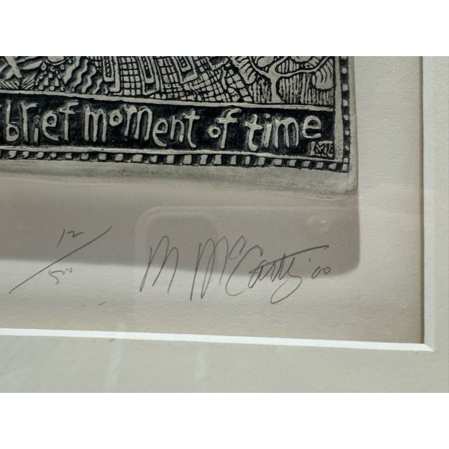 Marsha McCarthy Rejoice Signed Limited Edition 12/500 Drawings on Clay Framed For Sale - Image 4 of 9