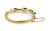 Mid 20th Century Turquoise & Seed Pearls 14k Yellow Gold Fancy Bangle Bracelet For Sale - Image 4 of 5