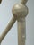 Sculptural Split Reed Cane Rattan Floor Lamp Woven Rope Shade Spherical Metal Feet For Sale - Image 12 of 17