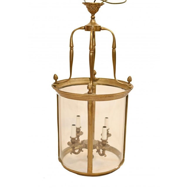Victorian Lantern Ormolu Hanging Architectural Light For Sale - Image 5 of 11