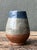 Vintage Blue and Gray Ceramic Vase For Sale - Image 12 of 12