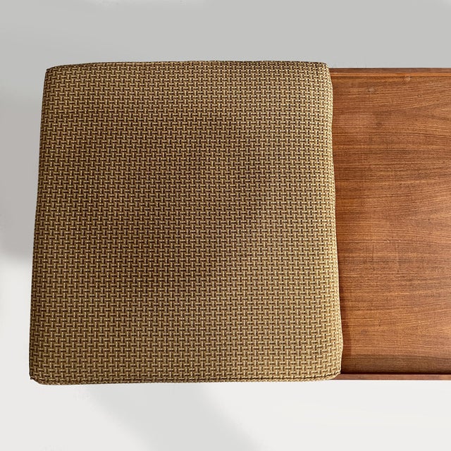 Italian Art Deco Wooden Daybed with 2 Cushions, 1930s For Sale - Image 6 of 15