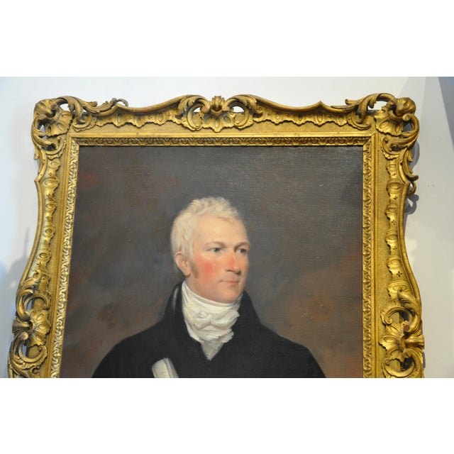 Period Portrait of a Handsome American Gentleman For Sale - Image 4 of 8