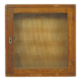 Vintage European Hardware Store Counter Display Storage Cabinet For Sale