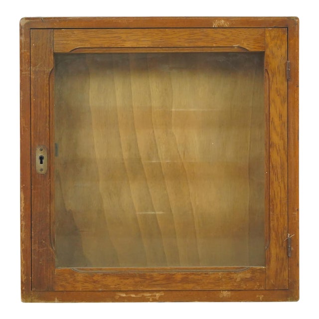 Vintage European Hardware Store Counter Display Storage Cabinet For Sale